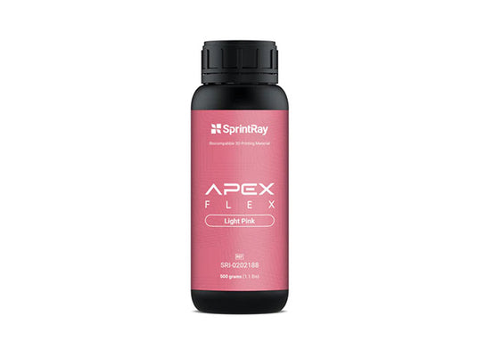 Résine d'impression 3D SprintRay Apex Flex pour base partielle