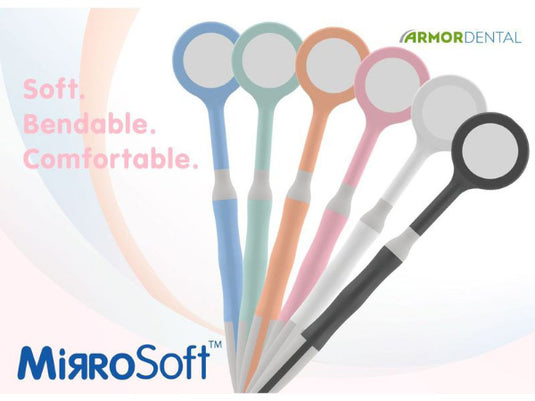 Miroirs dentaires ergonomiques MirroSoft™ d'Armor Dental