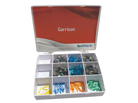 Garrison Reel Matrix tackle box with compartments on a white background