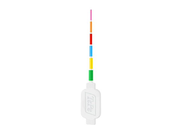 Chargez l'image dans la visionneuse de la galerie, TePe Size Finder sample tool with color-coded ISO interdental brush size indicator.

