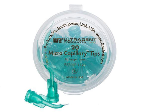 Ultradent Micro Capillary 5mm Tips 20-Pack 