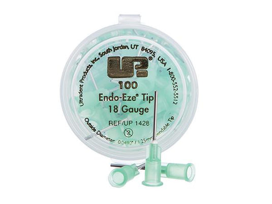 Endo-Eze Tips 18 Gauge Green 100-Pack