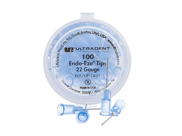 Chargez l&#39;image dans la visionneuse de la galerie, Endo-Eze Tips 22 Gauge Blue 100-pack
