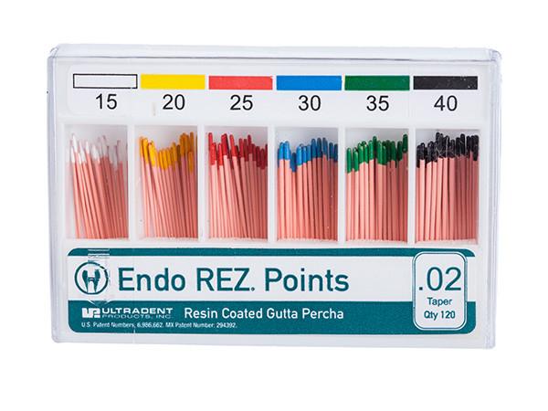 Load image into Gallery viewer, Ultradent EndoREZ Gutta Percha Points .02 Taper Size Assorted
