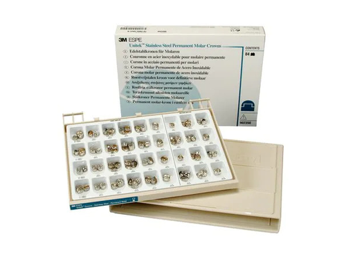 3M Unitek Stainless Steel Permanent Molar Crowns Kit