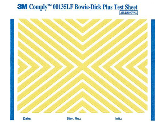 3M Comply Bowie-Dick Plus Test Sheet
