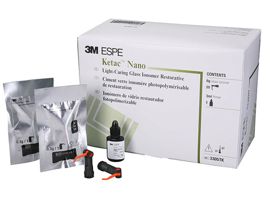 3M ESPE Ketac Nano Light-Curing Glass Ionomer Quick Mix Restorative Trial Kit