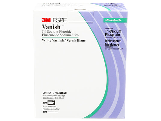 3M ESPE Vanish 5% Sodium Fluoride White Varnish, 12154M, mint flavour