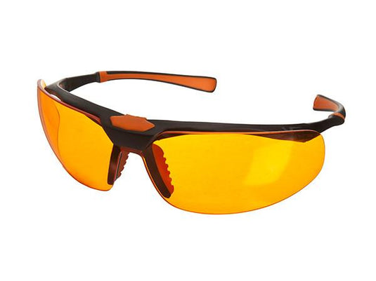 Ultratech Black Frame Orange Lens Glasses
