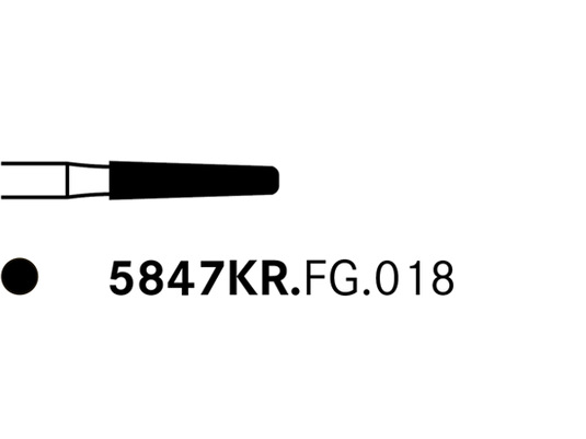 Komet 5847KR.FG.018 Diamond Bur