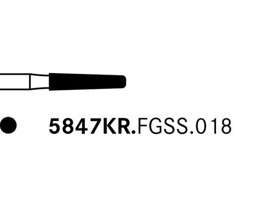 Komet 5847KR.FGSS.018 Diamond Bur