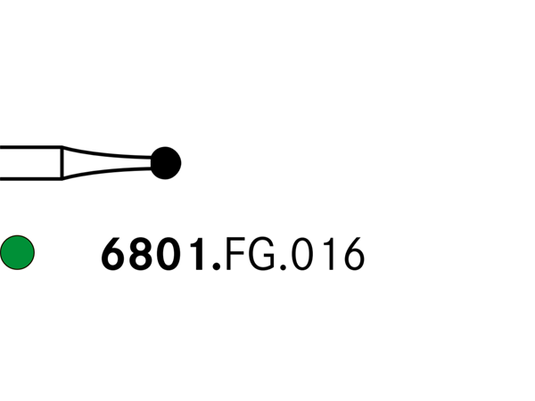 Komet 6801.FG.016 Diamond Bur