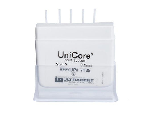 Ultradent UniCore Posts Size 0 White 5-Pack