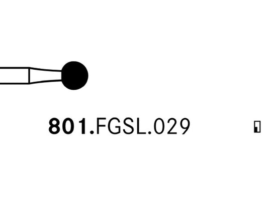 Komet 801.FGSL.029 Diamond Preparation Bur