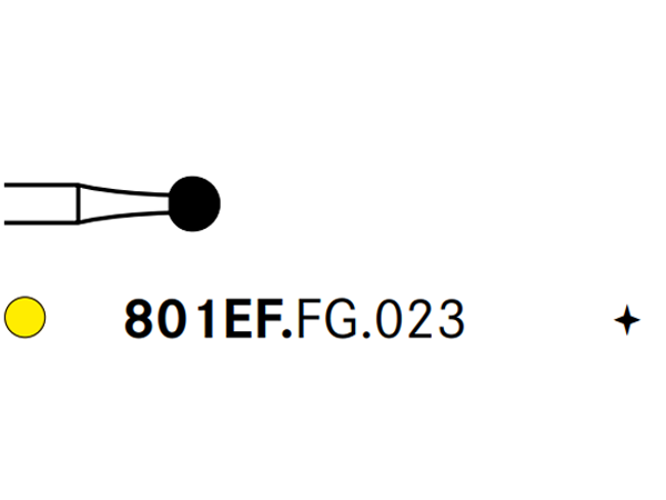 Load image into Gallery viewer, Komet 801EF.FG.023 Diamond Preparation Bur
