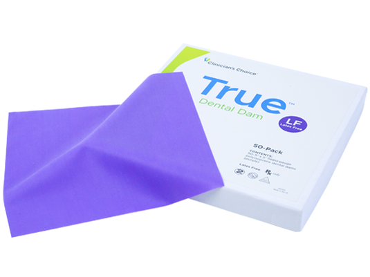 Clinician's Choice True Dental Dam heavy gauge latex-free 5x5