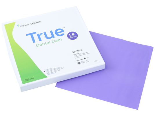 Clinician's Choice True Dental Dam heavy gauge latex-free 6x6