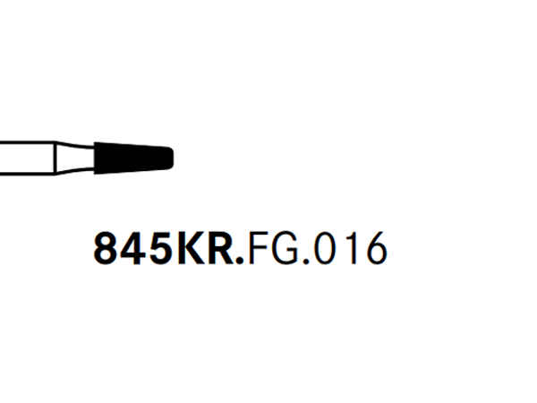 Load image into Gallery viewer, Komet 845KR.FG.016 Diamond Preparation Bur
