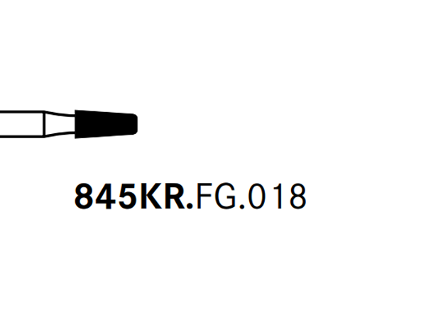 Load image into Gallery viewer, Komet 845.FG.018 Diamond Preparation Bur
