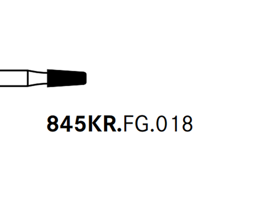 Komet 845.FG.018 Diamond Preparation Bur