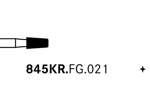 Load image into Gallery viewer, Komet 845KR.FG.021 Diamond Preparation Bur
