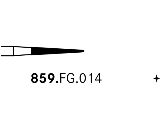 Komet 859.FG.014 Diamond Bur
