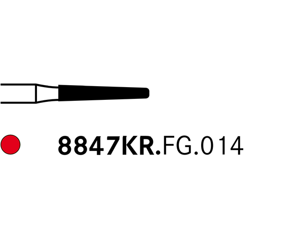 Chargez l&#39;image dans la visionneuse de la galerie, Komet 8847KR.FG.014 Diamond Bur
