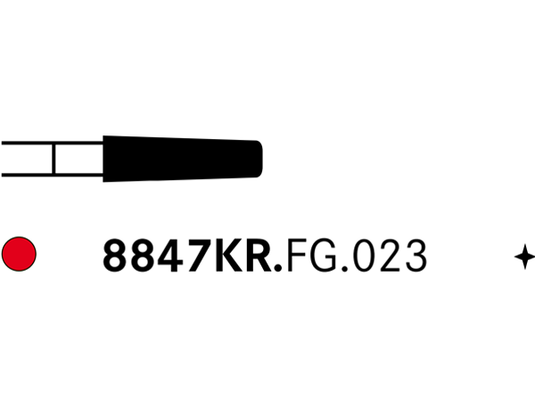 Komet 8847KR.FG.023 Diamond Bur