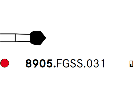 Komet 8905.FGSS.031 Diamond Bur