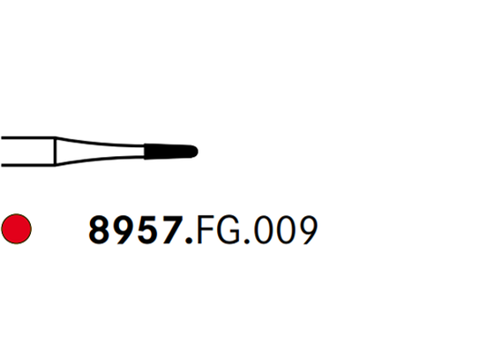 Komet 8957.FG.009 Diamond Bur