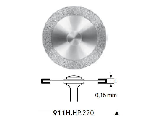 Komet 911H.HP.220 Diamond IPR Disc