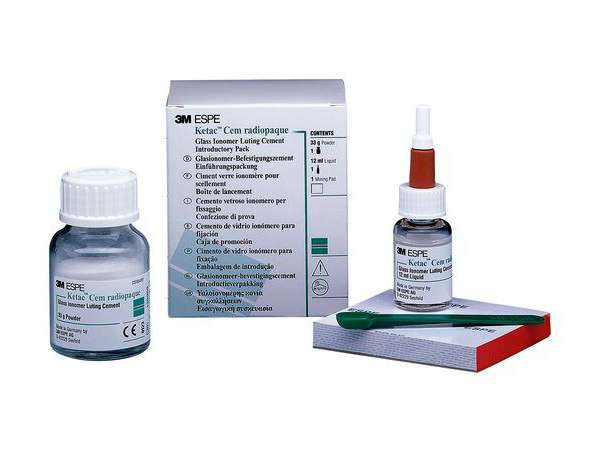 3M™ Ketac™ Cem Radiopaque Permanent Glass Ionomer Luting Cement Kits