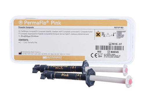 Ultradent Permaflo Pink Refill Syringes