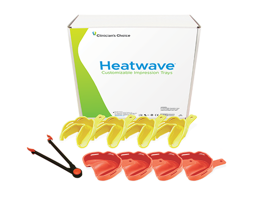 Clinician's Choice HeatWave Customizable Full-Arch Impression Tray Intro Kit