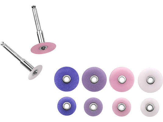 Clinician's Choice Contour Finishing and Polishing Discs assorted with mandrel