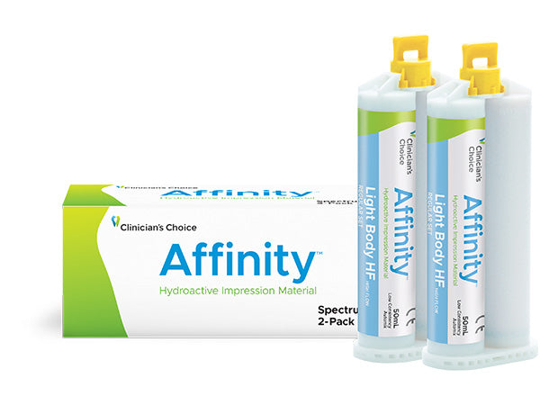 Load image into Gallery viewer, Clinician&#39;s Choice® Affinity™ Light Body HF Hydroactive Impression Material 2-pack
