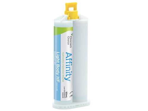 Clinician's Choice® Affinity™ Light Body HF Hydroactive Impression Material 50 mL cartridge
