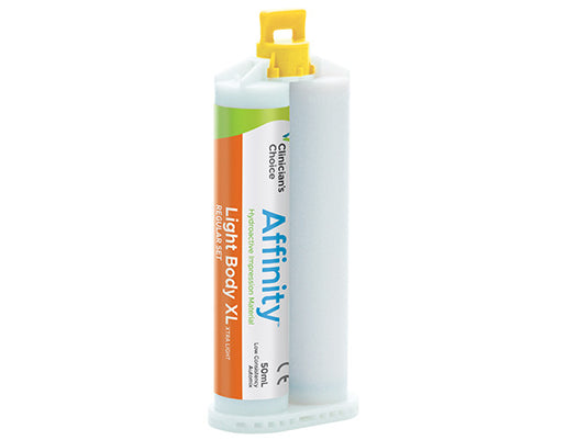 Clinician's Choice® Affinity™ Light Body XL Hydroactive Impression Material 50 mL cartridge