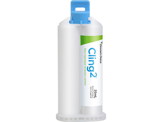 Clinician's Choice Cling2 Resin Optimized Temporary Cement 25 mL cartridge