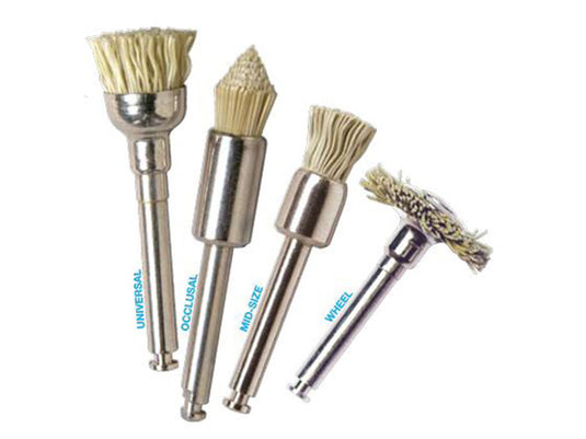 Clinician's Choice® Groovy Diamond® Polishing Brushes shapes