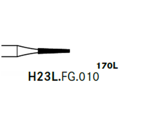 H23L.FG.010 Tapered Tungsten Carbide Finishing Bur