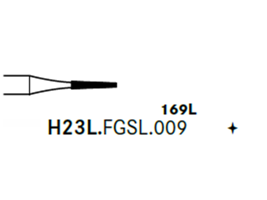 H23L.FGSL.009 Tapered Tungsten Carbide Finishing Bur