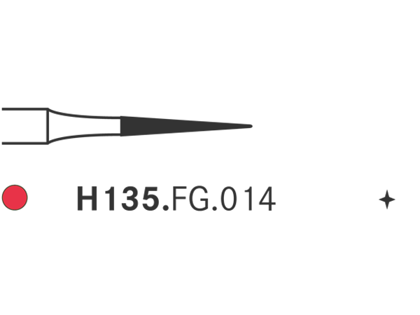 Komet FS9.H135.FG.014 Carbide Bur