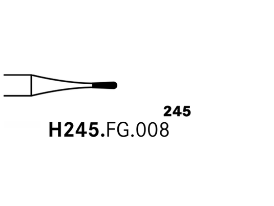 Komet H245.FG.008 Carbide Bur