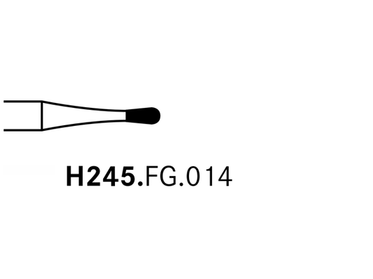 Komet H245.FG.014 Carbide Bur