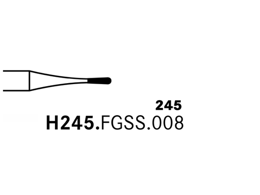 Komet H245.FGSS.008 Carbide Bur