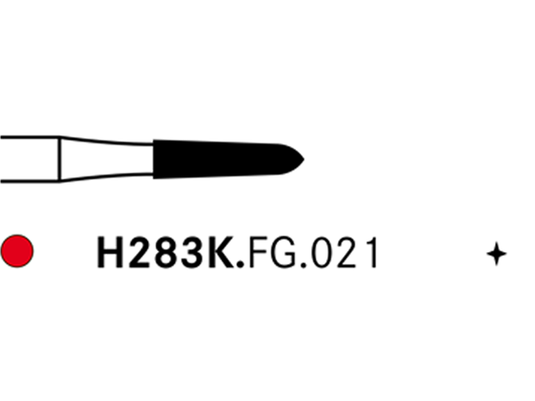 Komet H283K.FG.021 Carbide Bur
