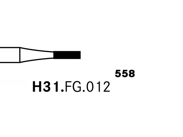 Load image into Gallery viewer, Komet H31.FG.012 Carbide Bur
