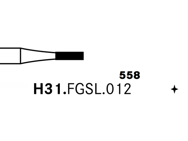 Load image into Gallery viewer, Komet H31.FGSL.012 Carbide Bur
