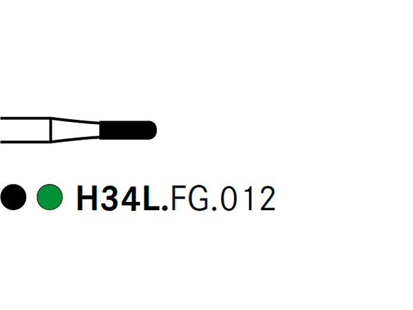 Chargez l&#39;image dans la visionneuse de la galerie, Komet H34L.FG.012 Carbide Bur
